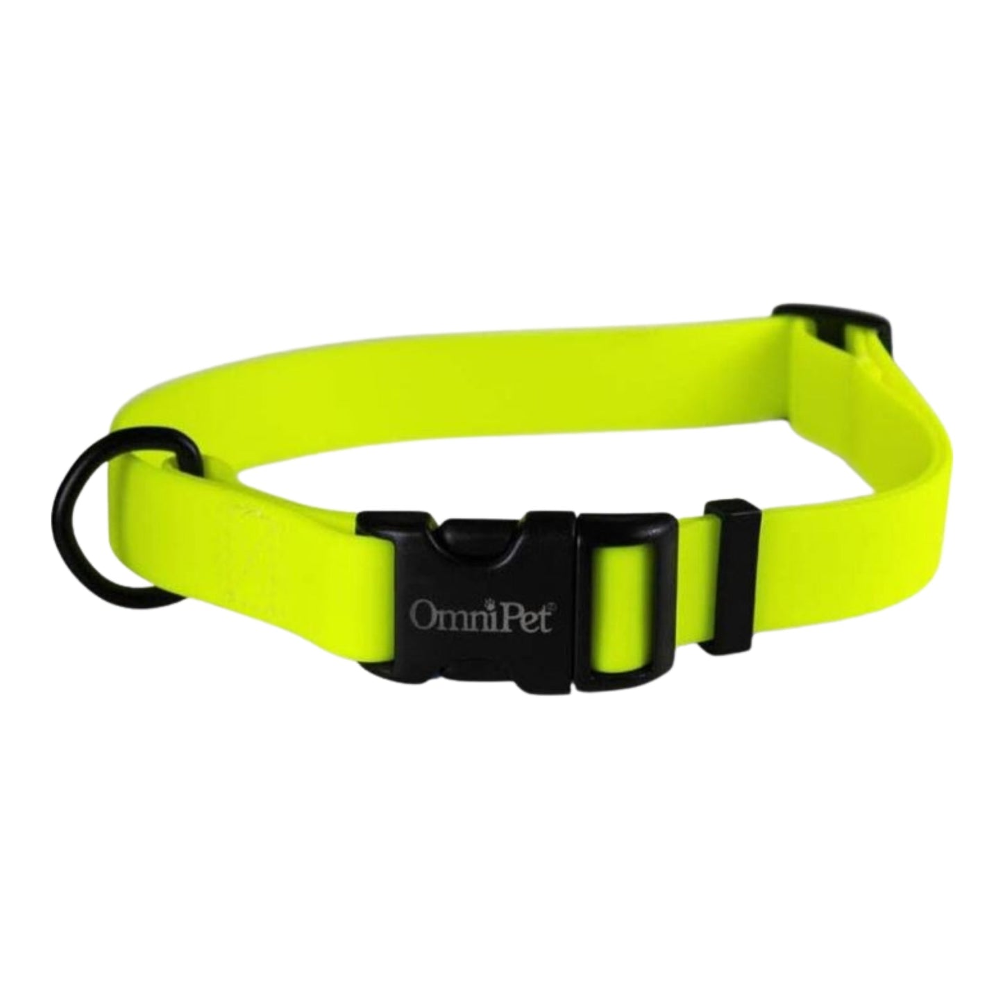 Biothane Dog Collar – Neon Yellow (¾" × 20")