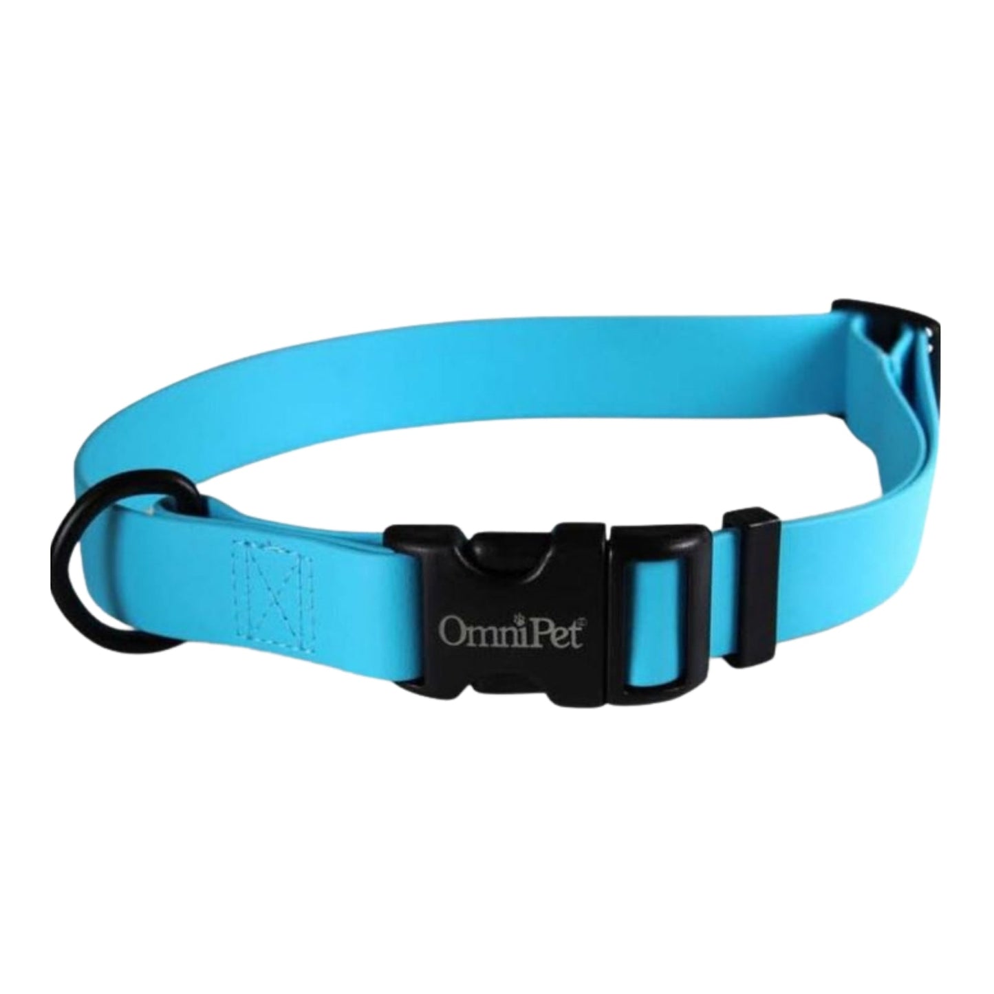 Biothane Dog Collar – Light Blue (1" × 26")