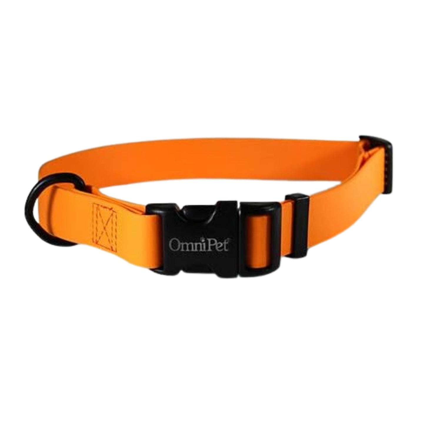 Biothane Dog Collar – Orange (1" × 26")