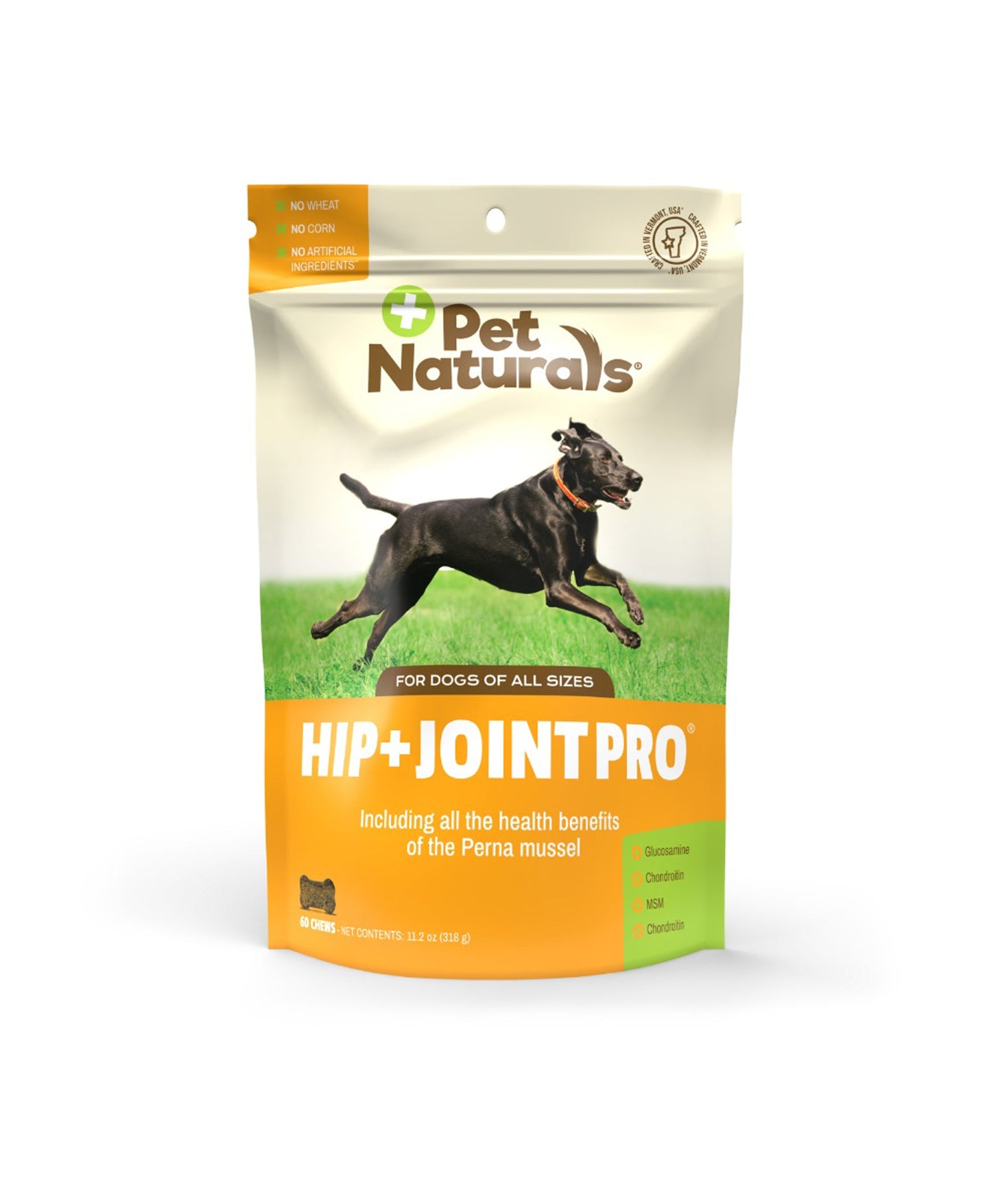 Pet Naturals – Masticable para cadera y articulaciones para perros (60 unidades)