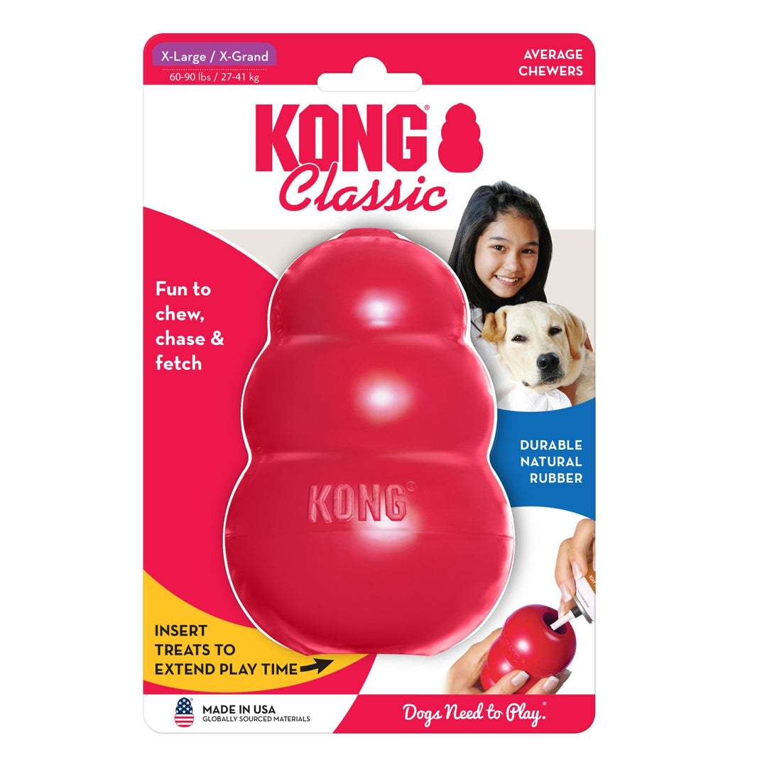 Juguete para perros KONG Classic – Rojo (XL)