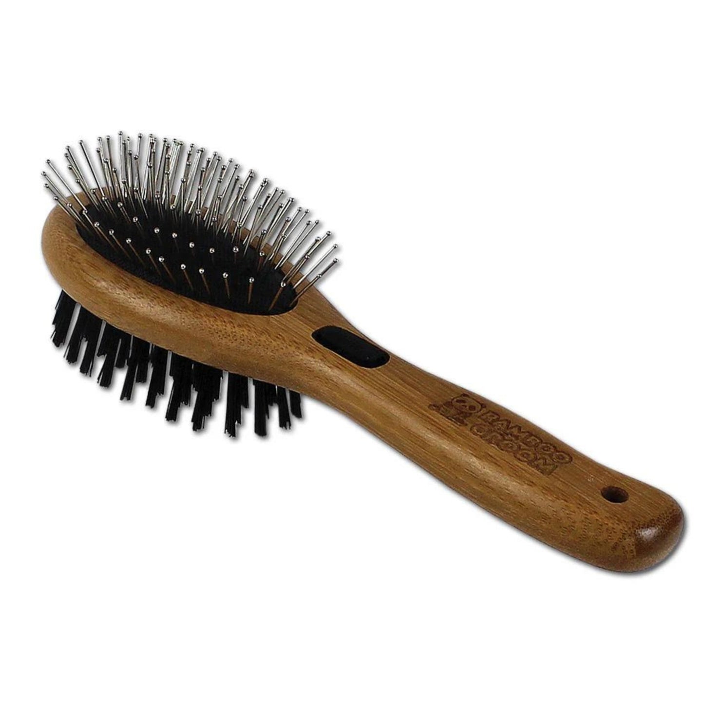 Bamboo Combo Brush with Bristles and Pins Small/Medium