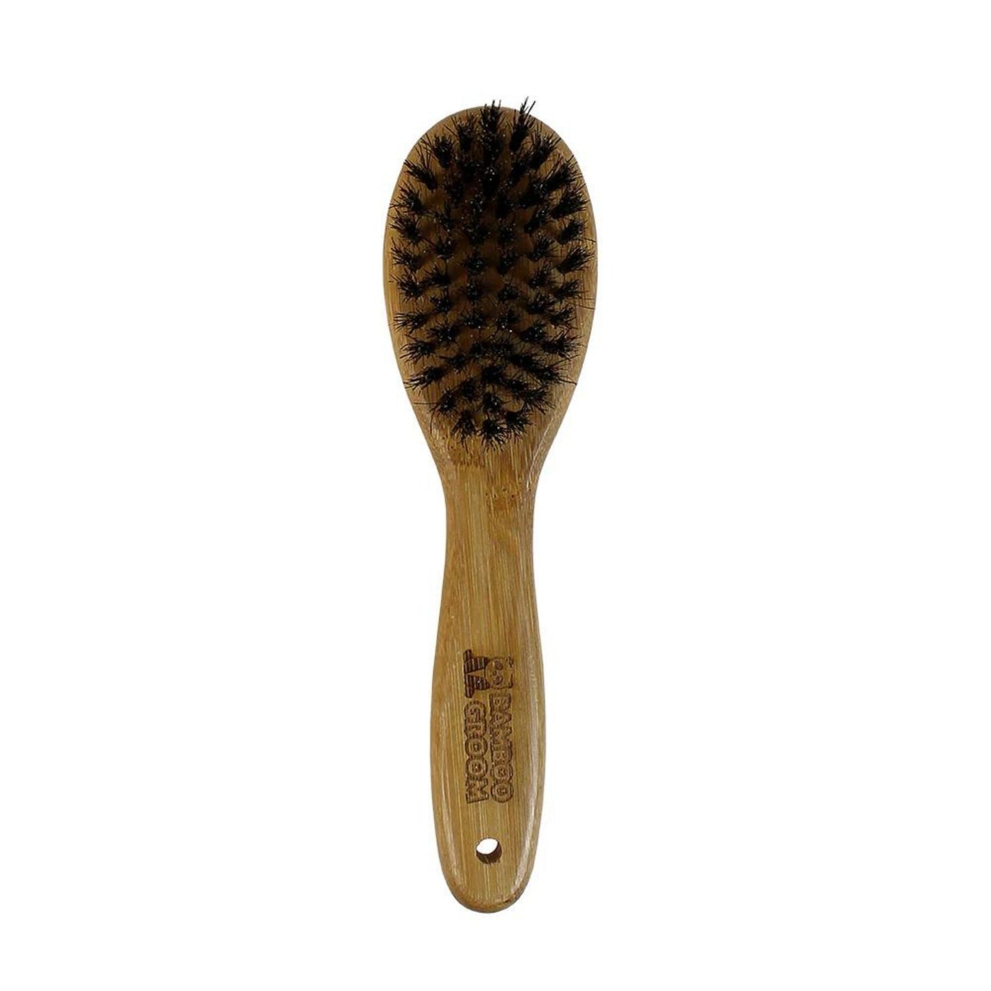 Bamboo Oval Boar Bristle Brush Small/Medium