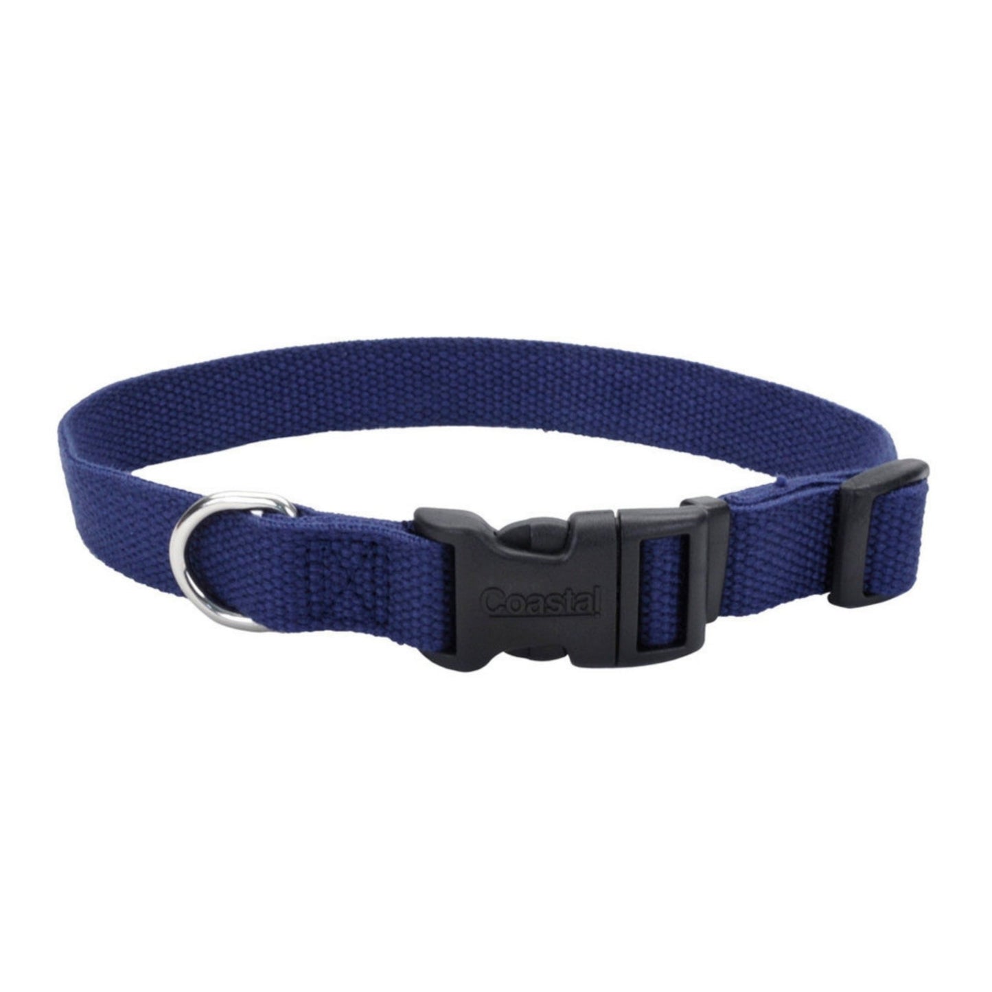 Earth Soy Adjustable Dog Collar Indigo (3/4", 12–18")