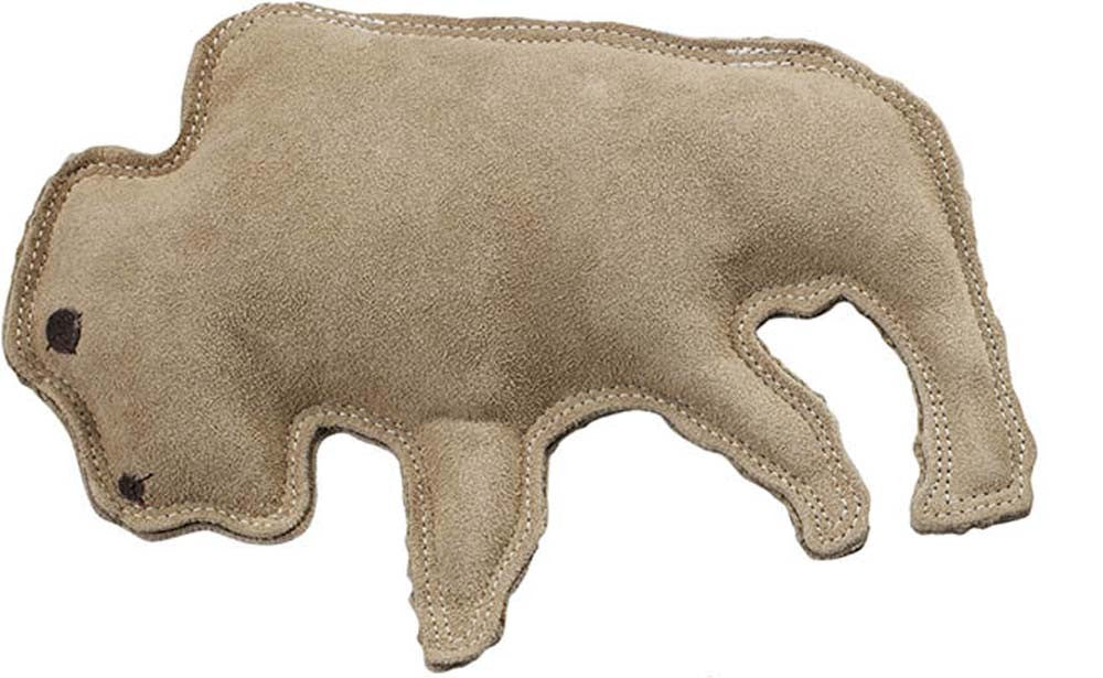 Juguete para perro de piel Dura-Fused Buffalo – Color canela (grande)