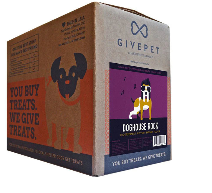 GivePet — Doghouse Rock Dog Treats (9.5 lbs, Bulk)