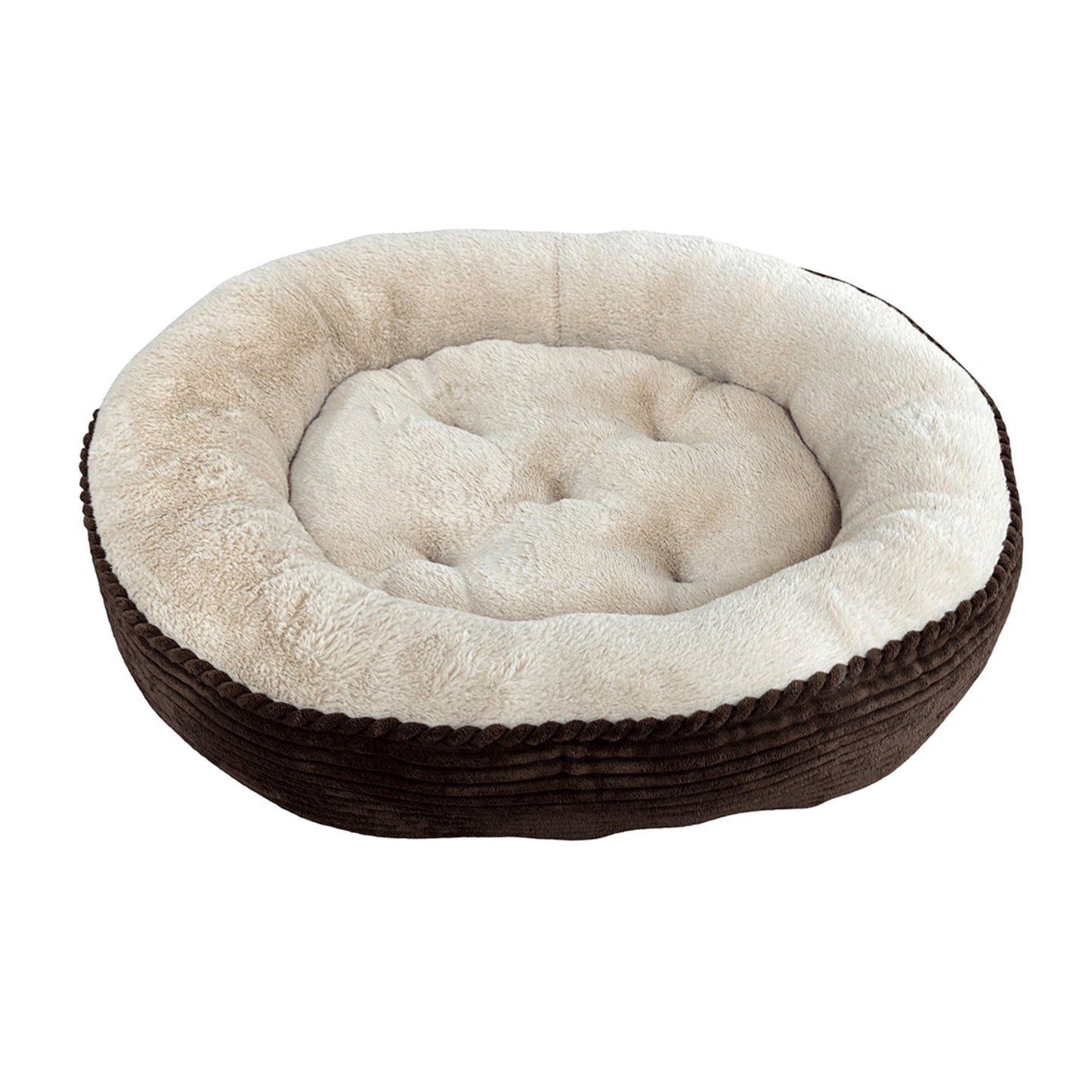 Sleep Zone Luxe Round Rib Corduroy (36”, Chocolate)