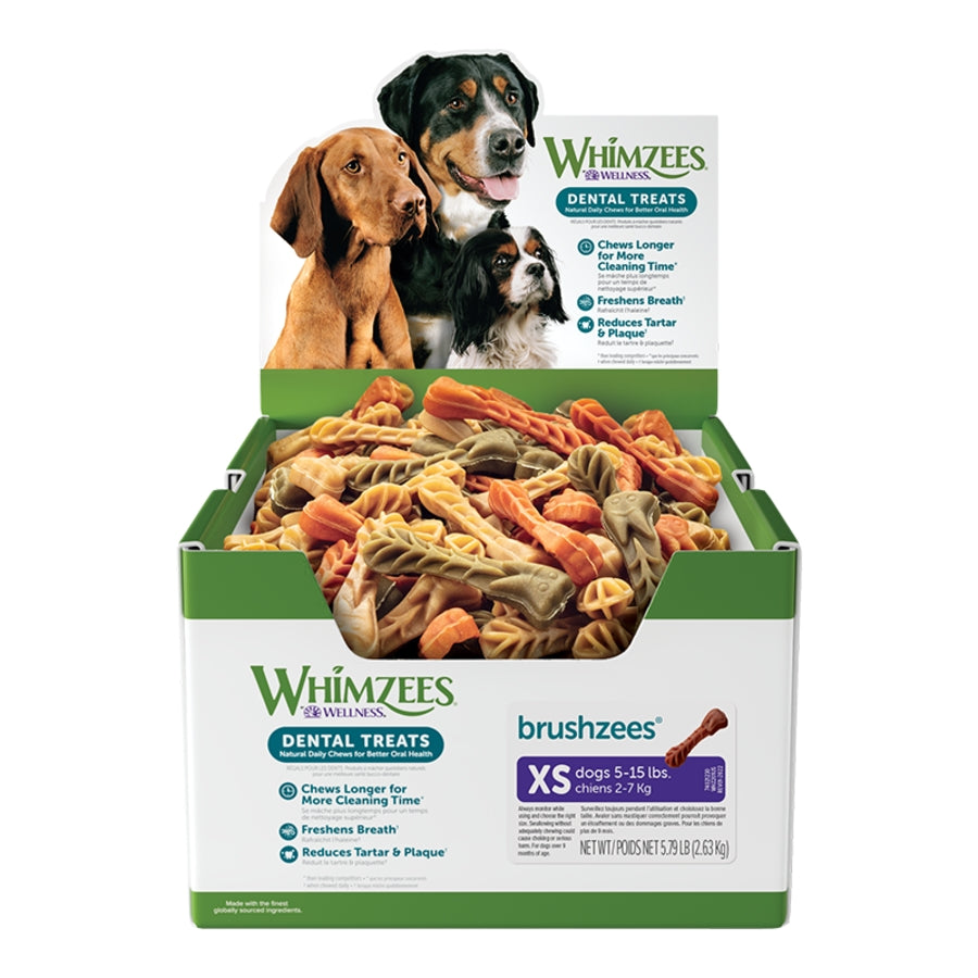 Whimzees – Bulk Box Toothbrush Star XS (350 Count)