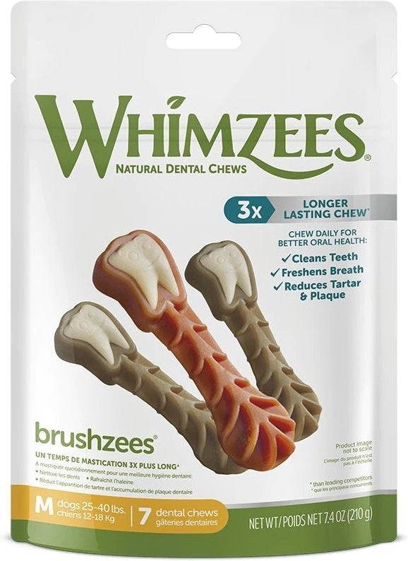 Whimzees – Dog Brushzees Daily Pack Medium