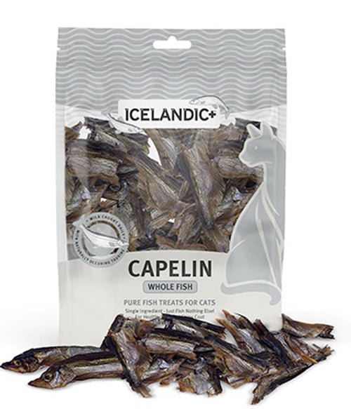 Icelandic+ — Capelin Whole Fish & Pieces Cat Treats (1.5 oz Bag)