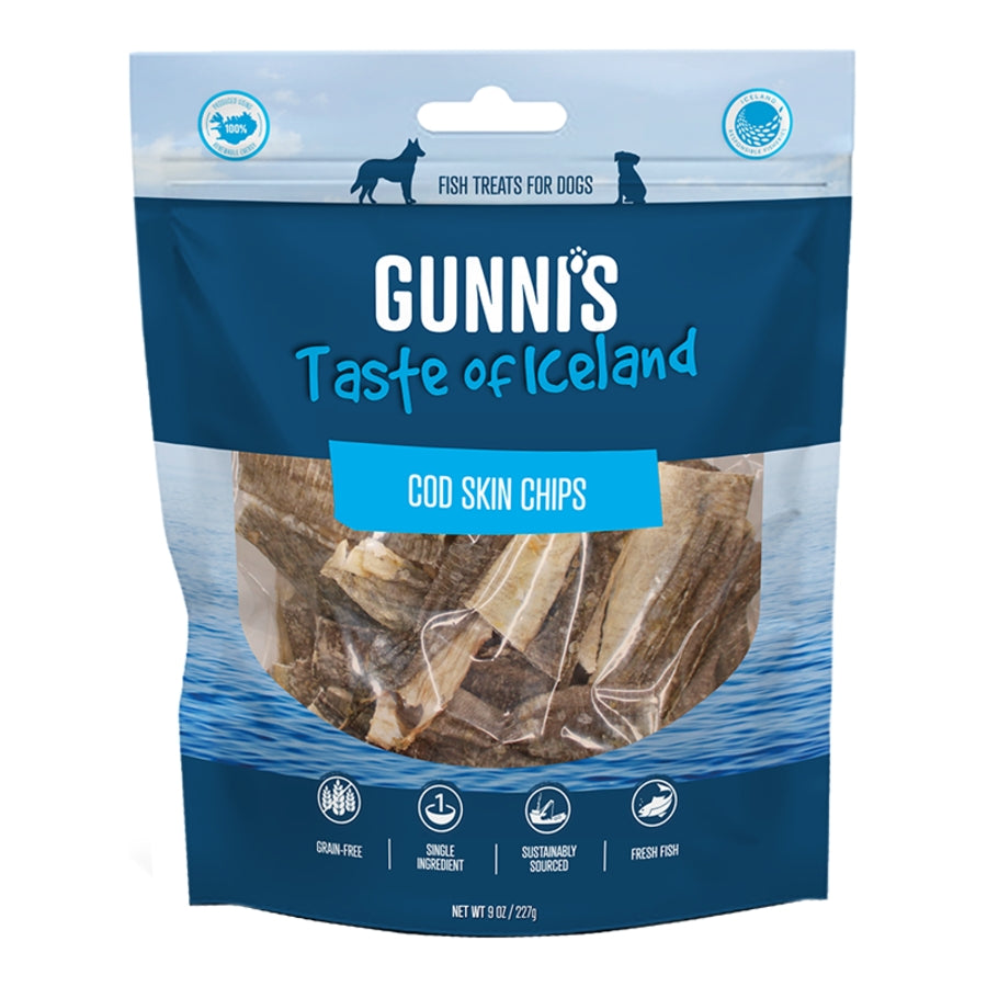 Gunni’s — Cod Skin Chips Dog Treats (9 oz)