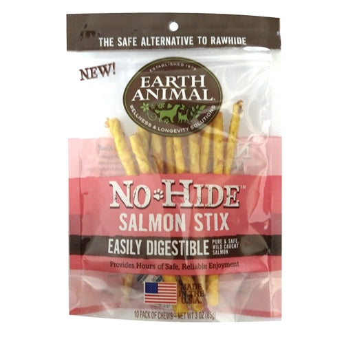 Earth Animal — No-Hide Salmon Stix (10 Pack)