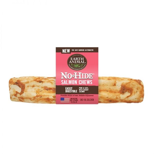 Earth Animal — No-Hide Salmon Chews (11", Case of 12)