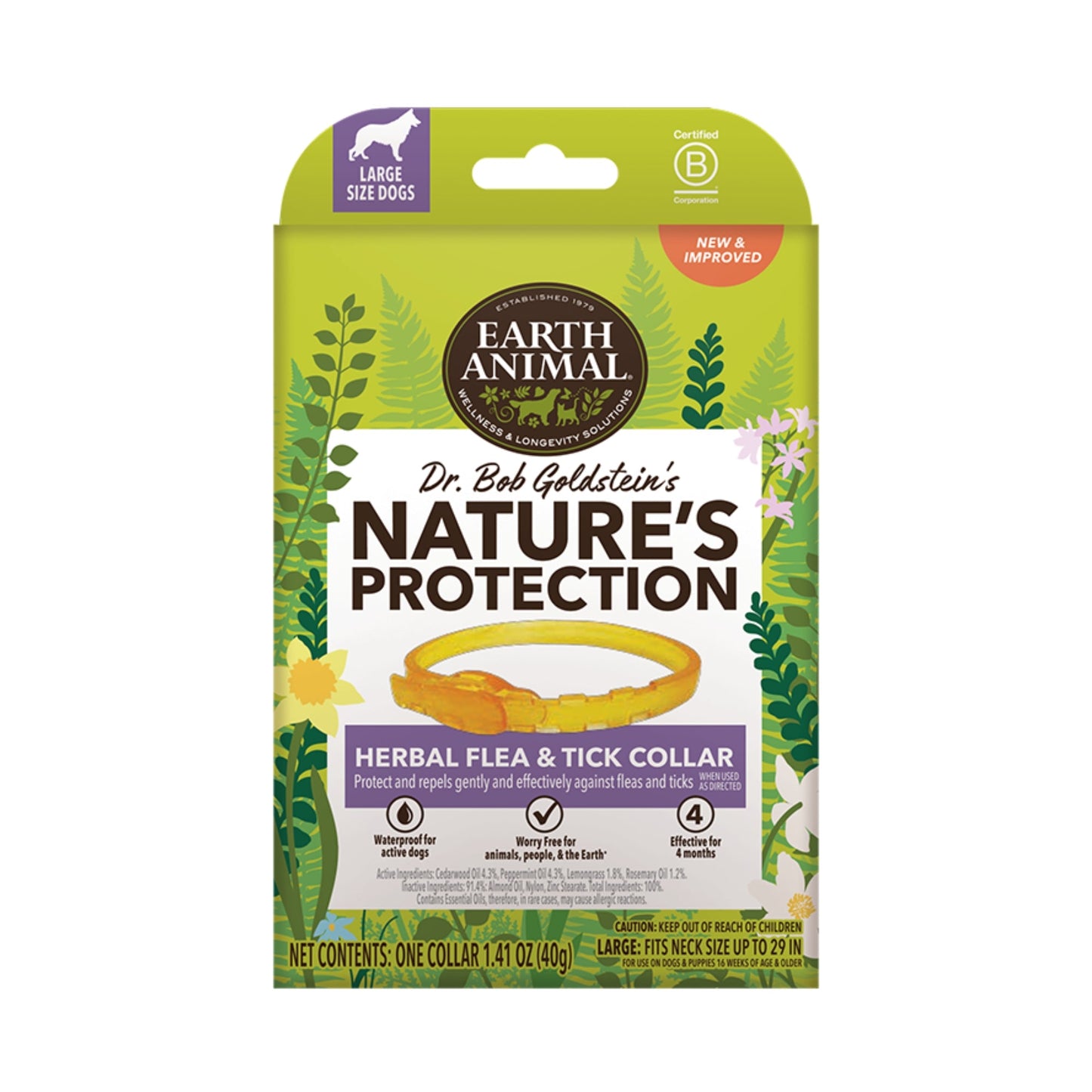 Earth Animal — Herbal Flea & Tick Collar (Large Dogs)