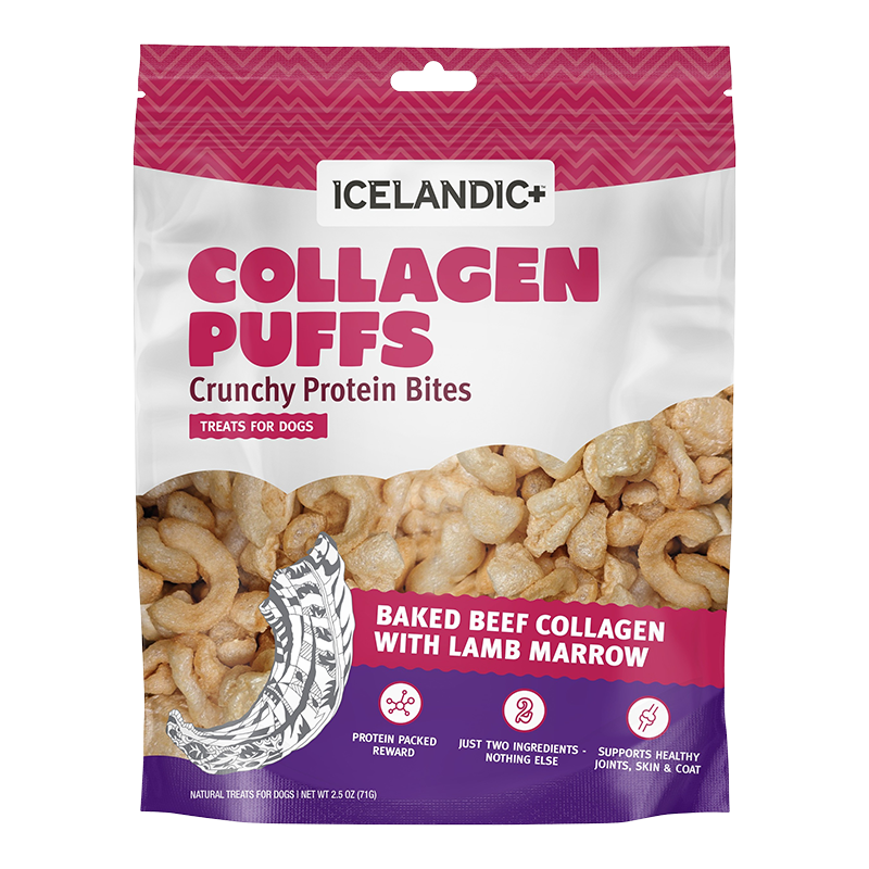 Icelandic+ — Bocadillos de colágeno para perros con médula (75 g)