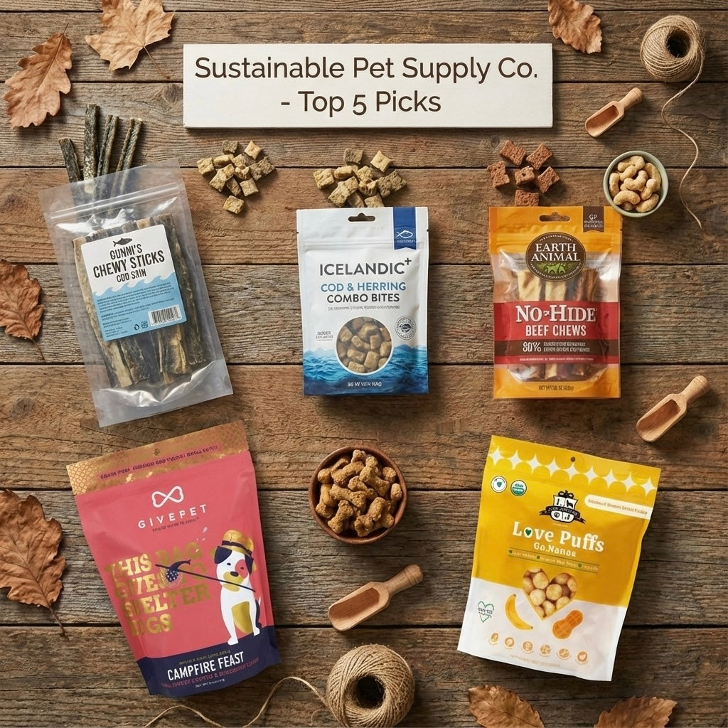 Top 5 Sustainable Dog Treat Picks for 2025