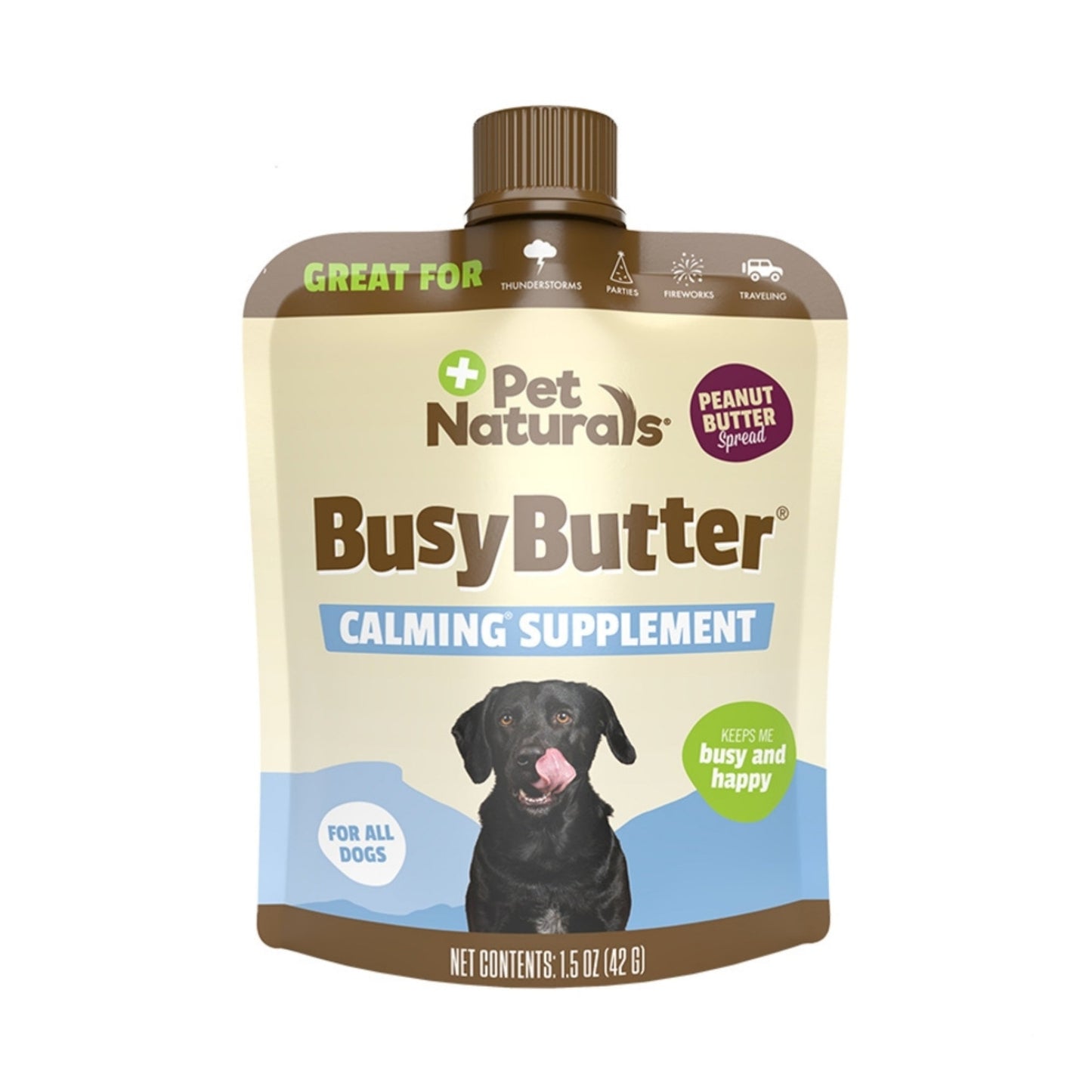 Pet Naturals – Busy Butter Calming Peanut Butter (1.5 oz)