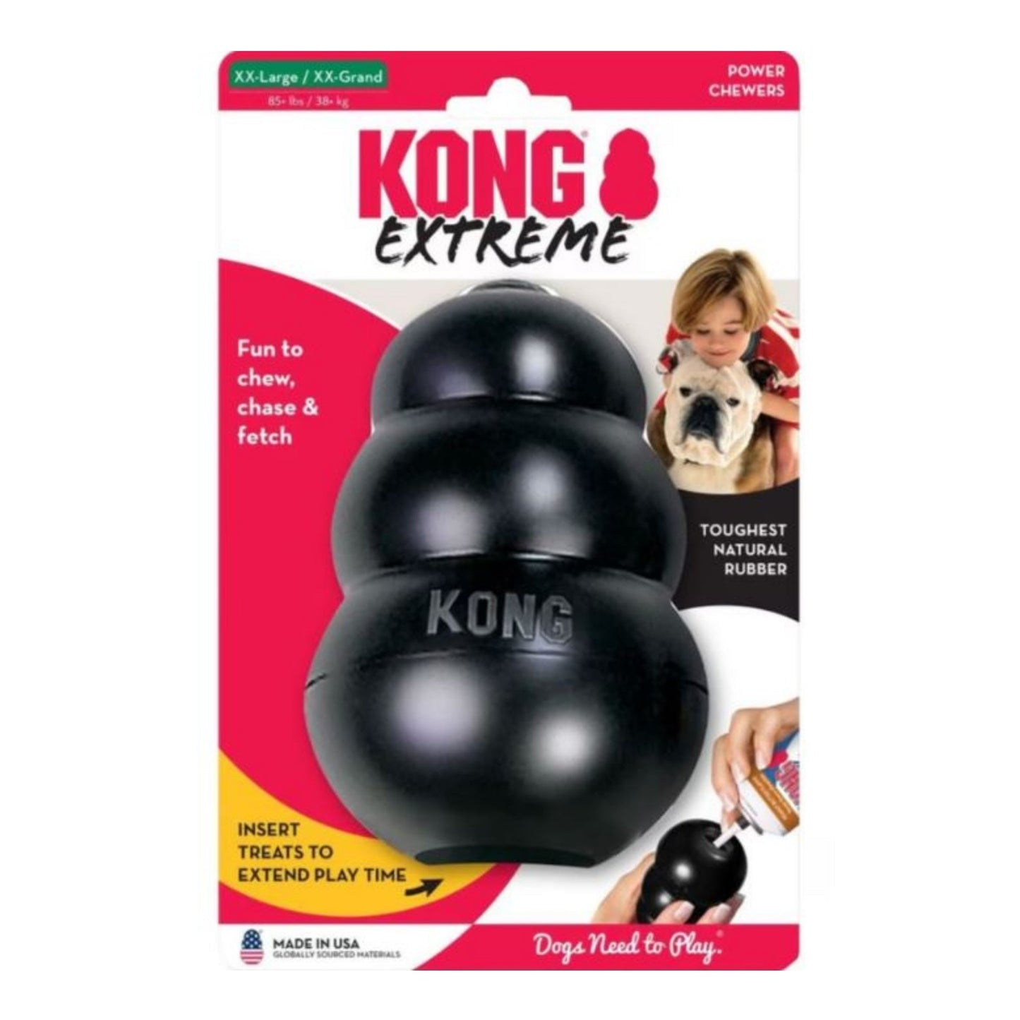 Juguete para perros KONG Extreme – Negro (XXL)