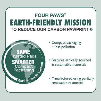 WeeWee Eco Bamboo Dog Pee Pads (22″ × 23″, 32 Count)