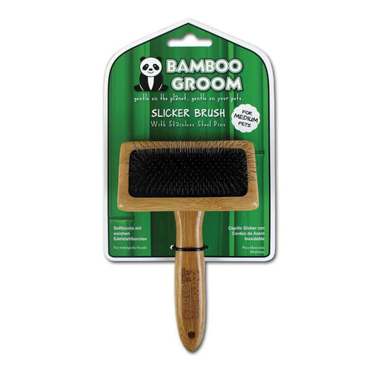 Bamboo Slicker Brush Medium