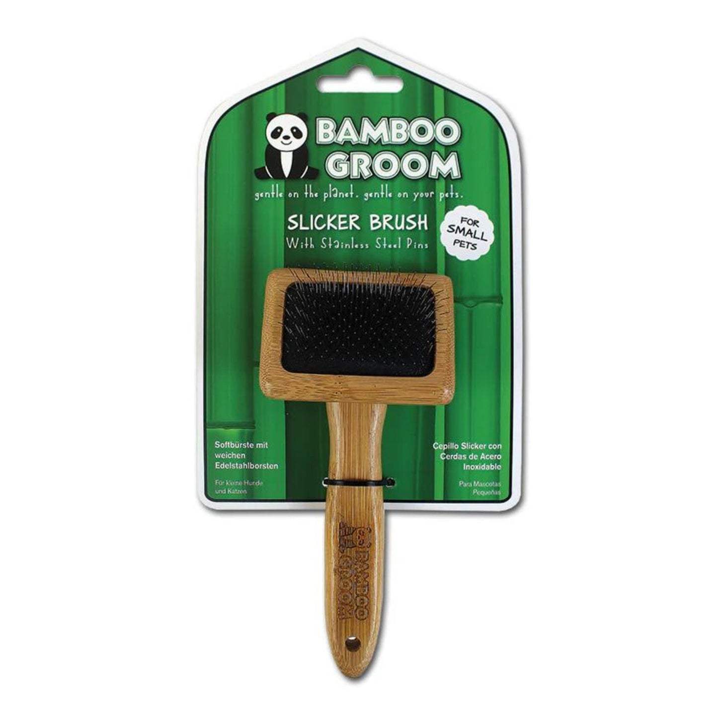 Bamboo Slicker Brush Small