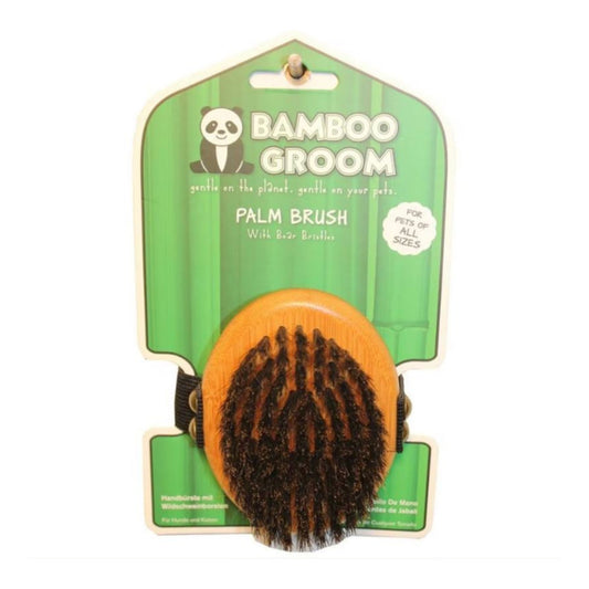 Bamboo Palm Boar Bristle Brush