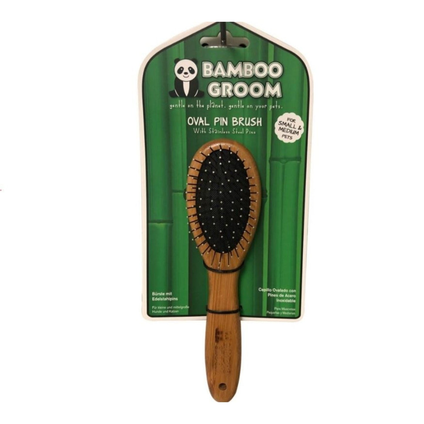Bamboo Oval Pin Brush Small/Medium
