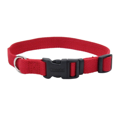 Collar ajustable para perro Earth Soy color arándano (1", 18–26")