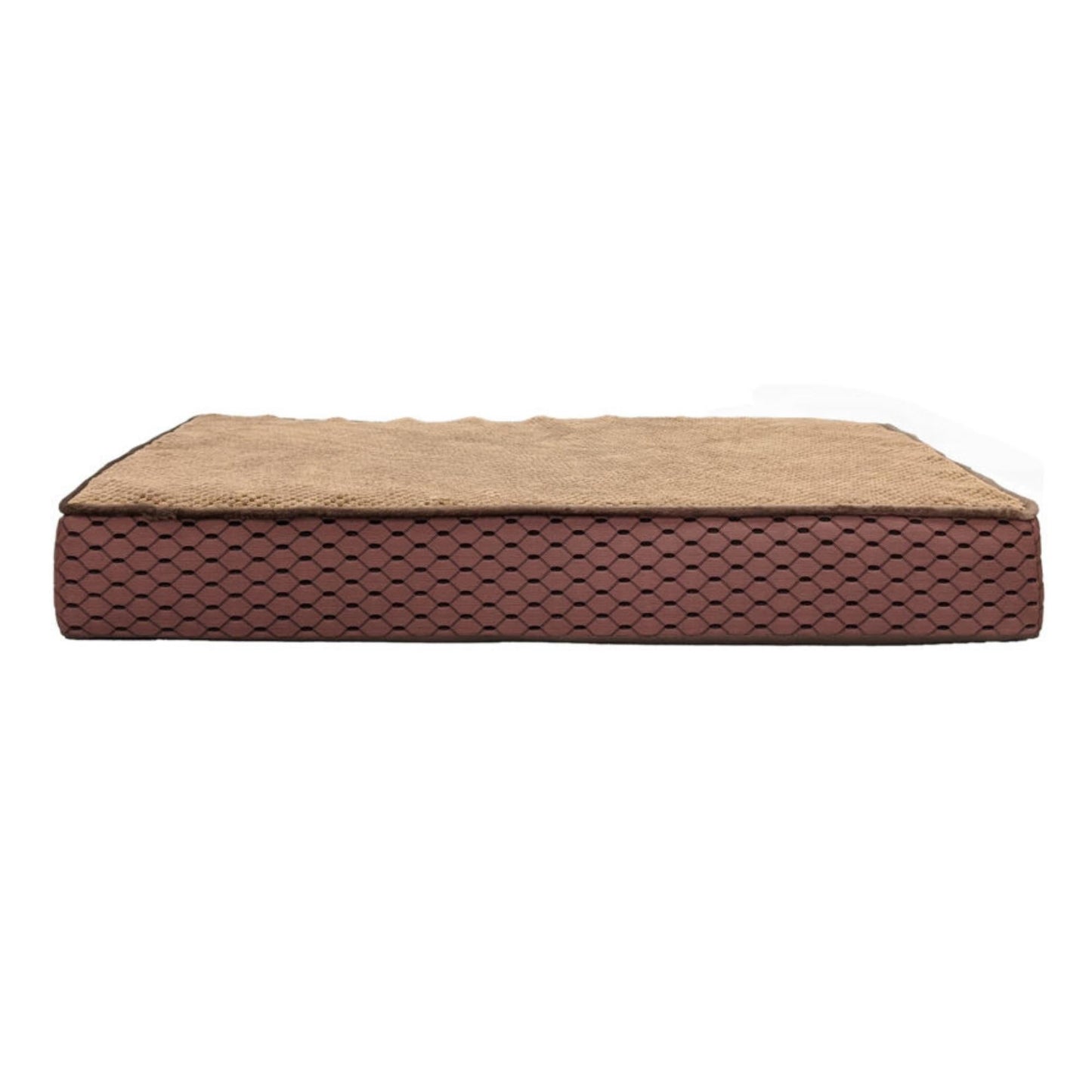Sleep Zone Bamboo Bed (35”, Brown)