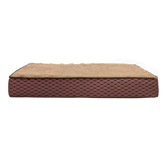 Sleep Zone Bamboo Bed (35”, Brown)