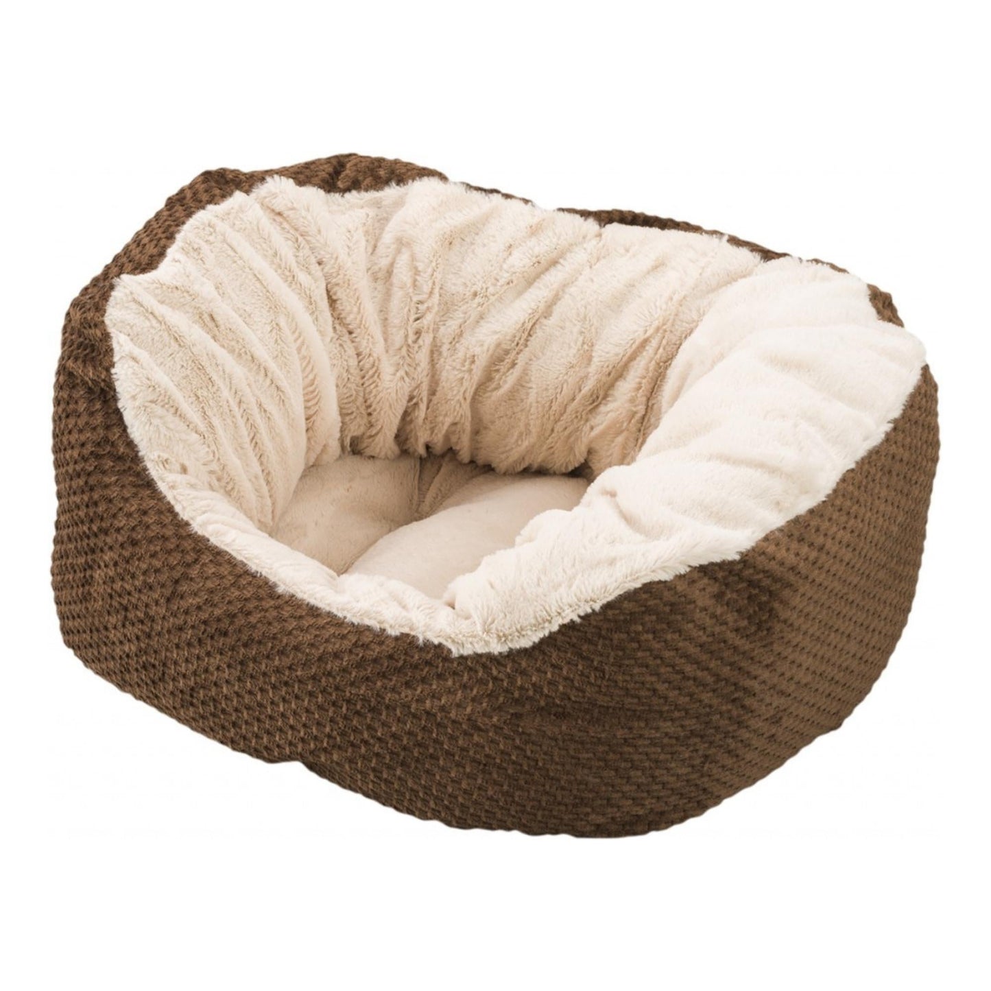 Sleep Zone Checkerboard Napper (18”, Chocolate)