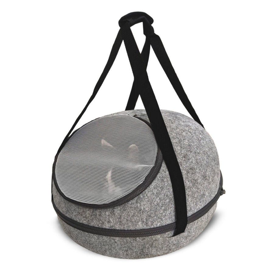 Sleep N Go Pet Bed (Gray, 10.75”)