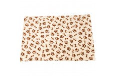 Snuggler Bones & Paws Print Blanket – Cream (40" × 60")