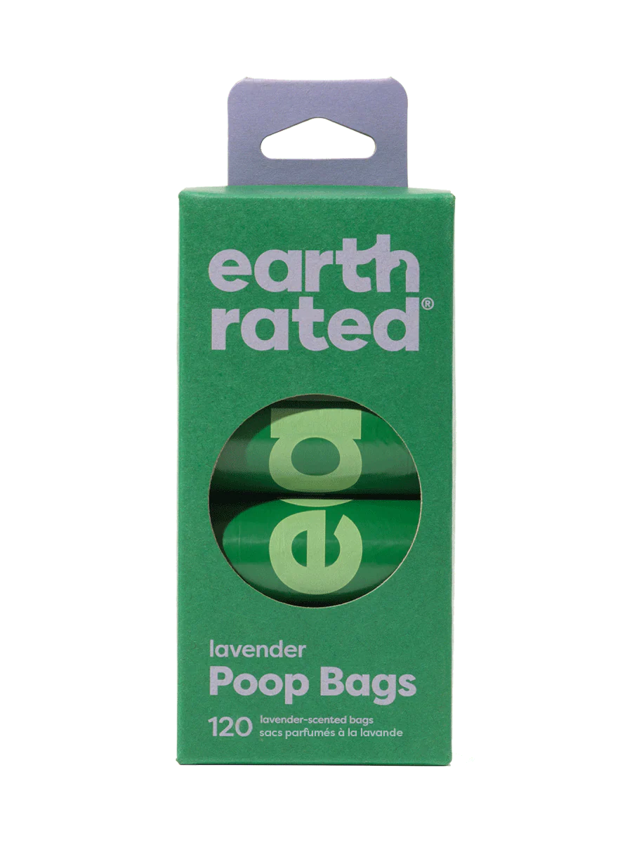 Earth Rated – Lavender Poop Bags (120 Count Box)