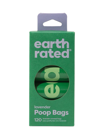 Earth Rated – Lavender Poop Bags (120 Count Box)