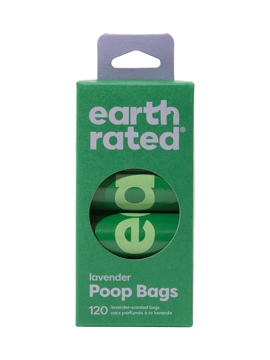 Earth Rated – Lavender Poop Bags (120 Count Box)