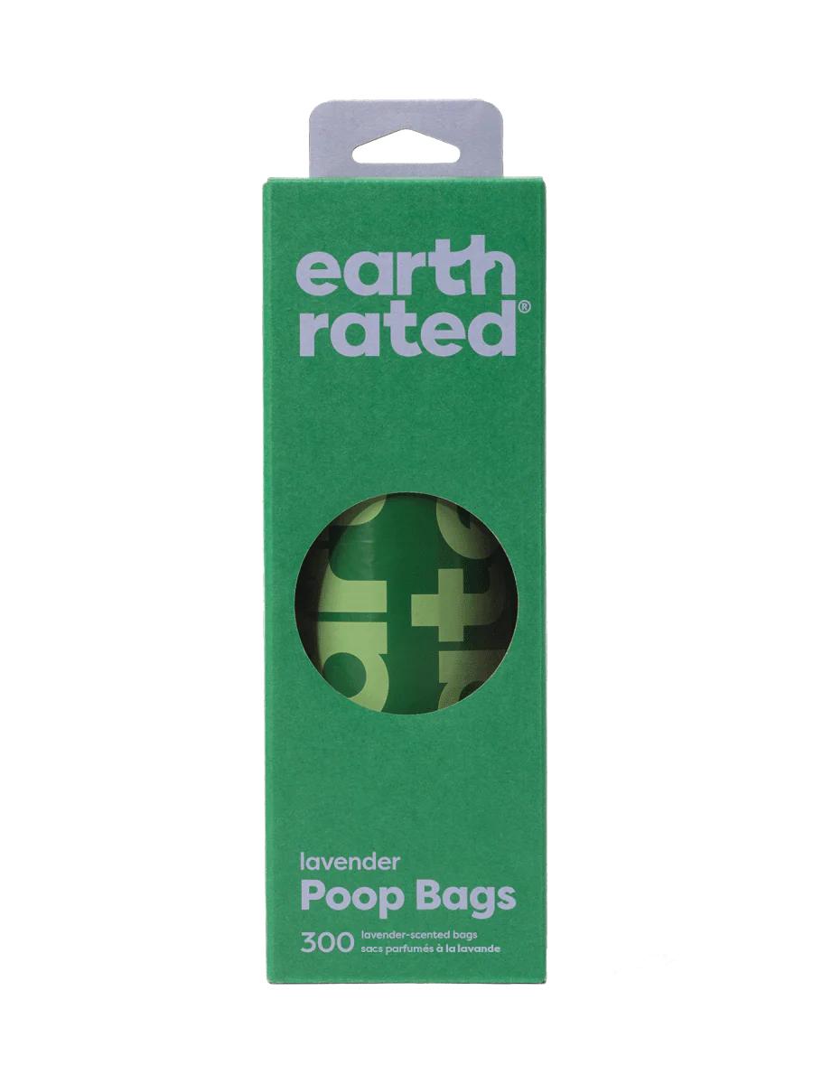 Earth Rated – Lavender Poop Bags (300 Count Box)