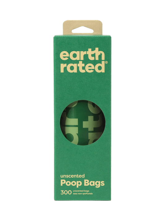 Earth Rated – Unscented Poop Bags (300 Count Box)