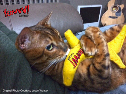 Yeowww! – Catnip Toy – Banana (Yellow, 7")