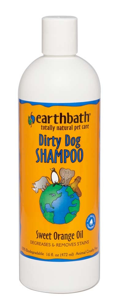 Earthbath — Dirty Dog Shampoo (Sweet Orange Oil, 16 oz)