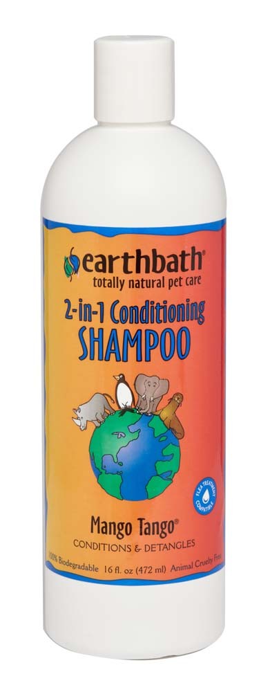 Earthbath – 2-in-1 Conditioning Shampoo (Mango Tango, 16 oz)