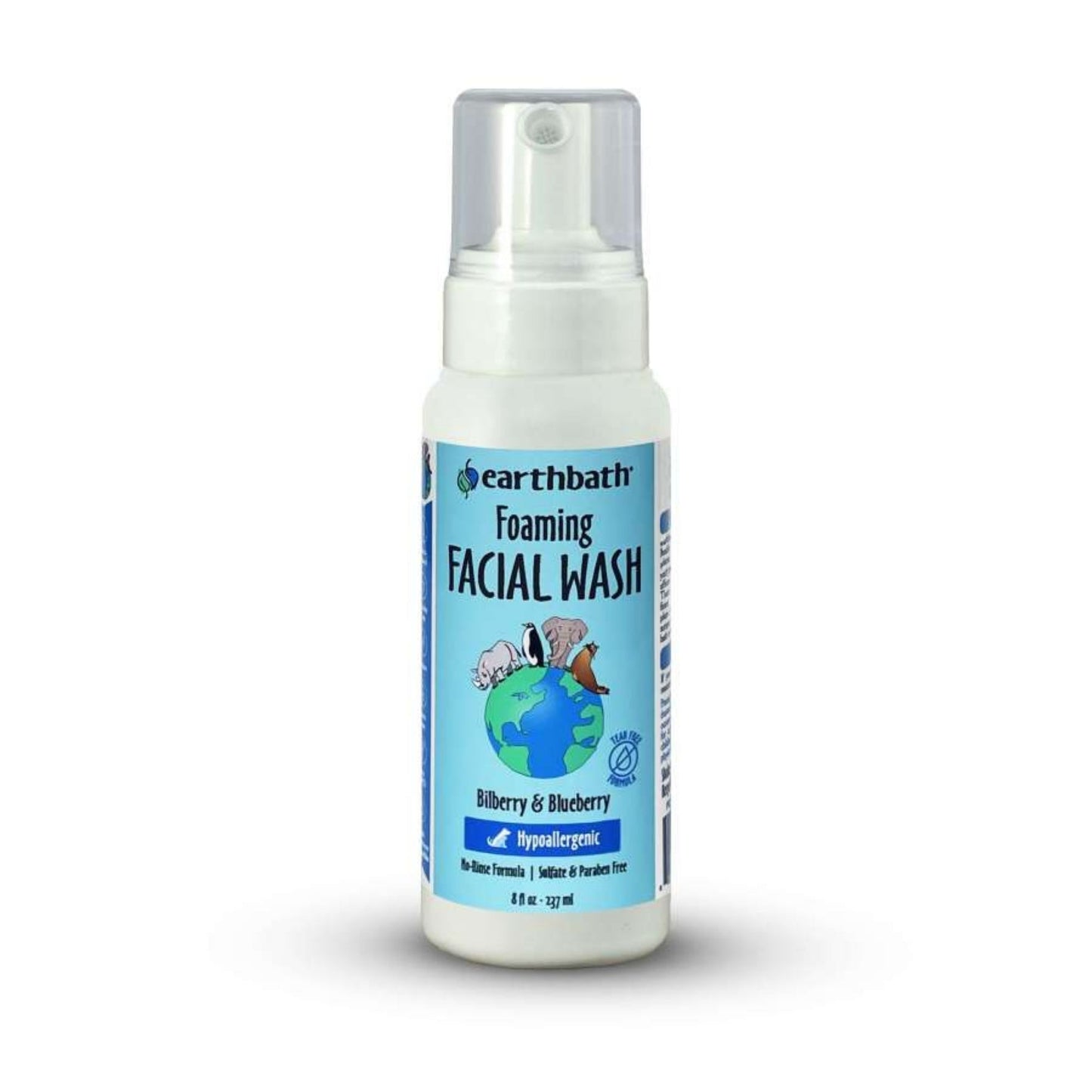 Earthbath – Foaming Facial Wash (Bilberry & Blueberry, 8 oz)