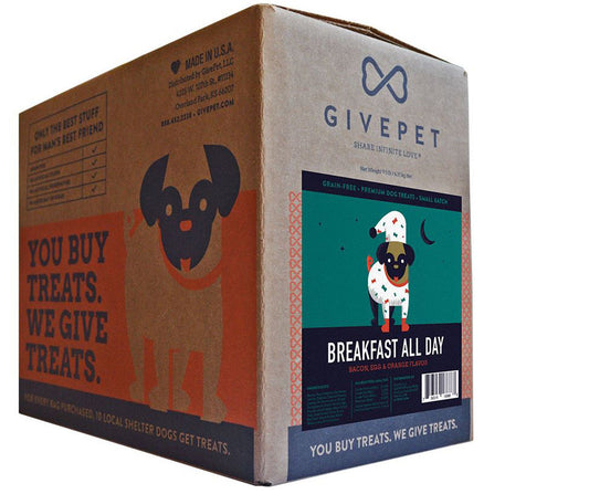 GivePet — Breakfast All Day Dog Treats (9.5 lbs, Bulk)