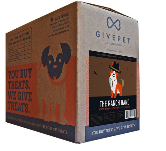 GivePet — The Ranch Hand Dog Treats (9.5 lbs, Bulk)