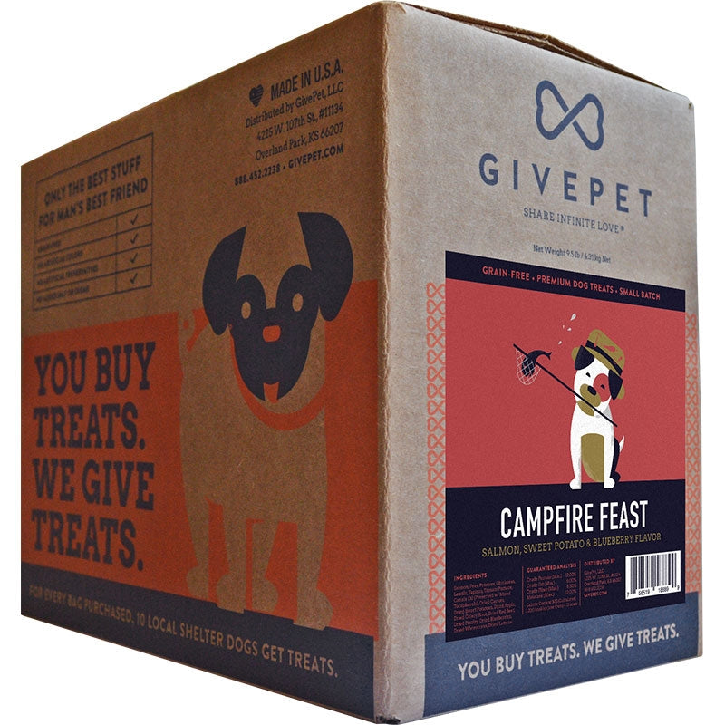 GivePet — Campfire Feast Dog Treats (9.5 lbs, Bulk)