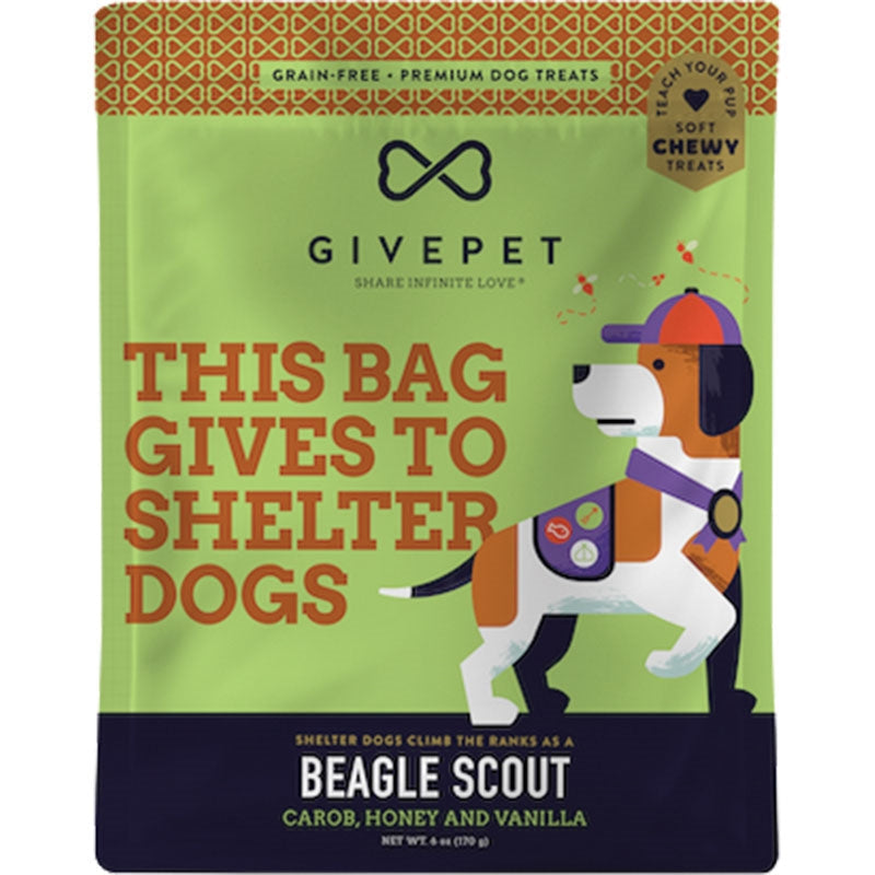 GivePet — Premios para perros Beagle Scout sin cereales (177 g)