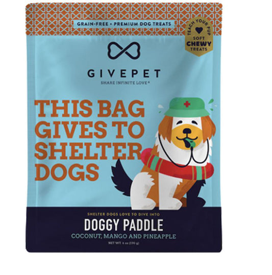 GivePet — Grain Free Doggy Paddle Dog Treats (6 oz)