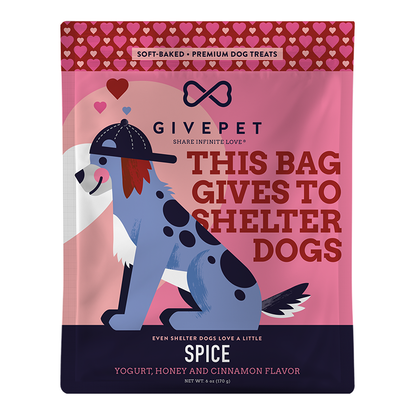 GivePet — Golosinas masticables navideñas para perros (pastel de especias, 177 g)