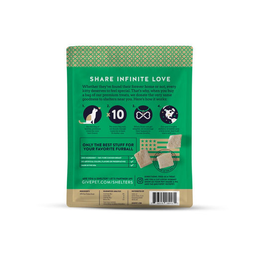 GivePet — Grain Free Freeze-Dried Meowsterpiece Chicken Cat Treats (1.25 oz)