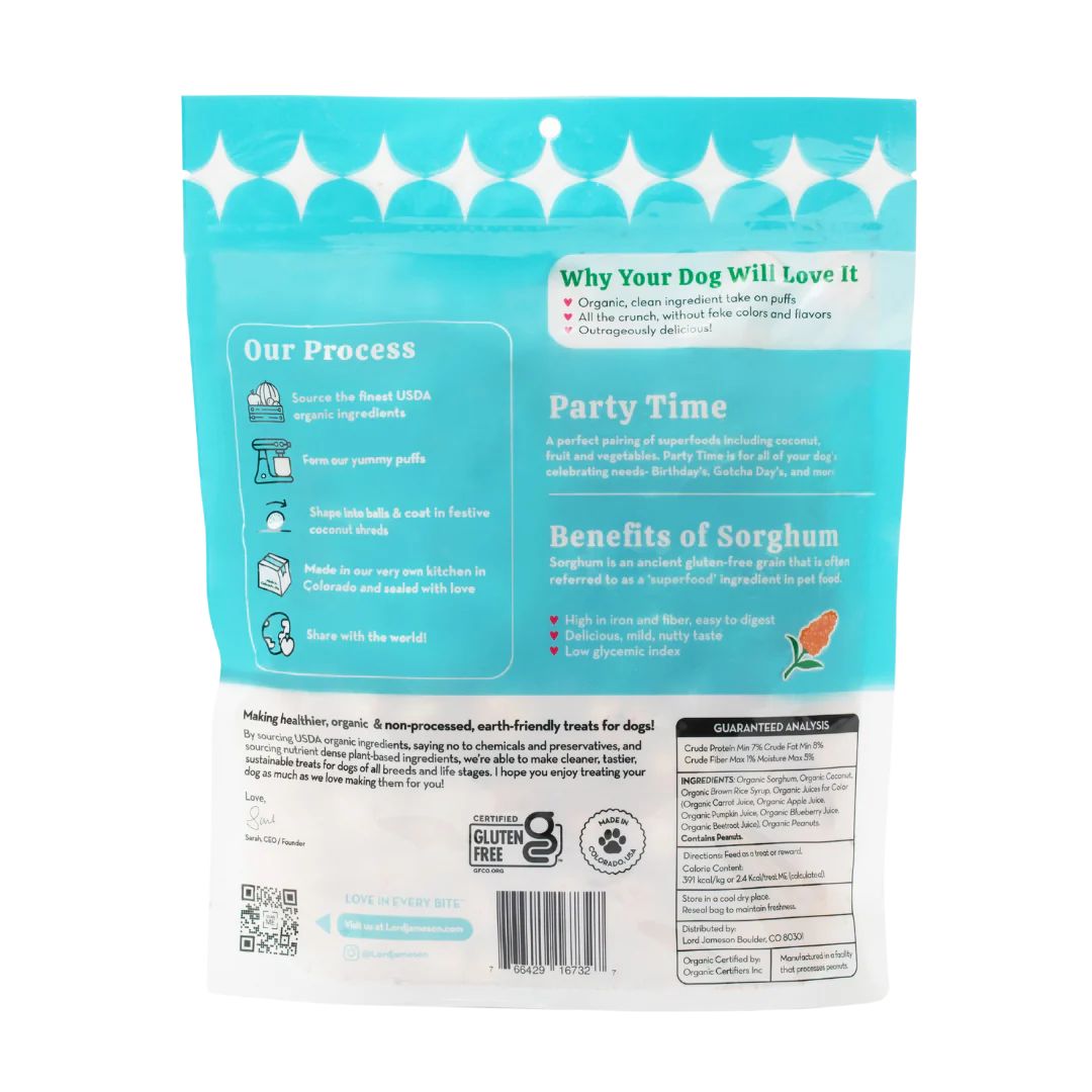 Lord Jameson – Dog Puffs Party Time (4 oz)